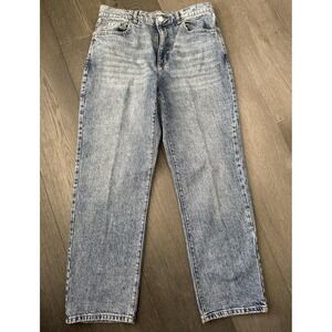 Garage Jeans Womens 11 30 Blue Vintage Straight High Rise Stonewash Denim Pants
